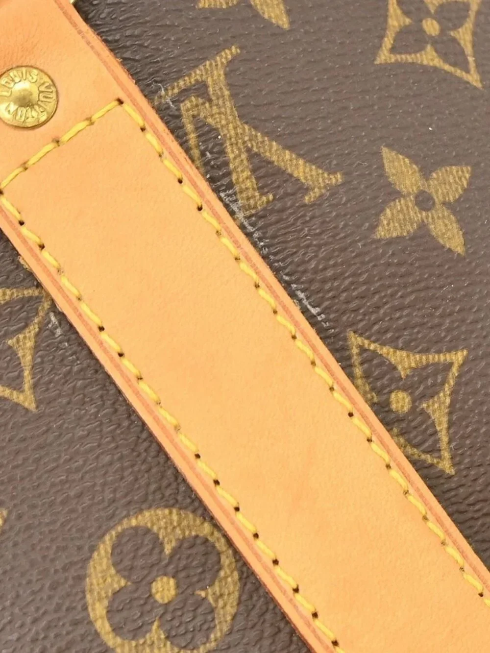 Best05 LOUIS VUITTON KEEPALL 45 DUFFLE HANDBAG MONOGRAM